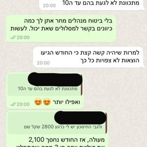 לקוחות ממליצים על ליווי פיננסי